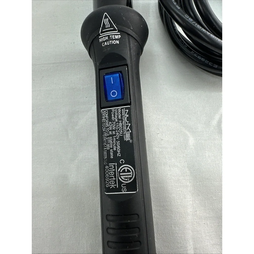 NuMe Hair Styling Wand Curling Iron Model HB025U 42-70 Watt 1